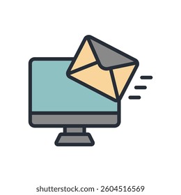 e mail icon collection .design style with background