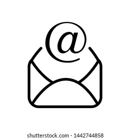 e mail icon vector design template