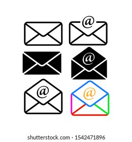 E mail icon vector design template