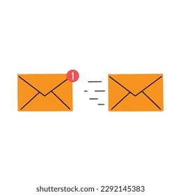 E - Mail Icon Vector Design.