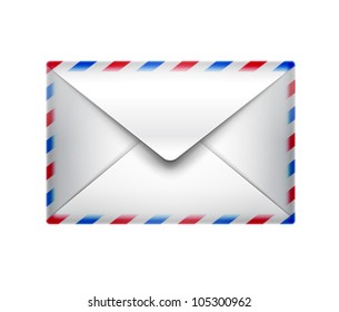 icono de correo electrónico - ilustración vectorial aislada en blanco