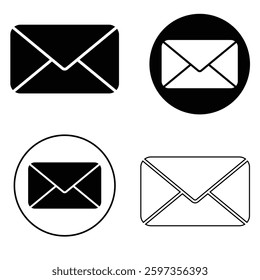 E Mail icon vector illustration