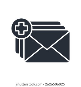 e mail icon. vector.Editable stroke.linear style sign for use web design,logo.Symbol illustration.