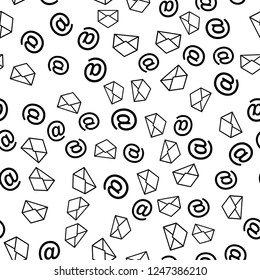E mail letter. Seamless vector EPS 10 Pattern