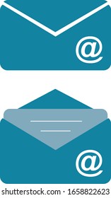 E Mail mailbox icon vector 