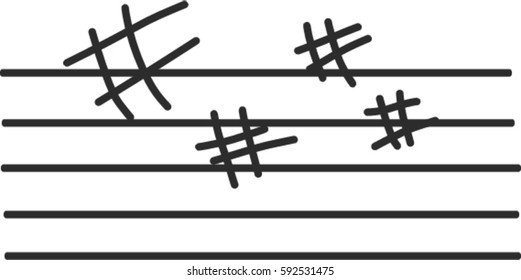 E Major Signature
