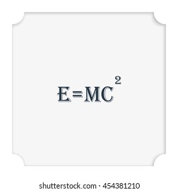 E = mc2 icon.