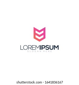 E Modern Letter Logo Design | E Modern Letter Template
