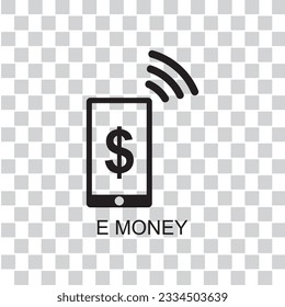 e money icon , technology icon