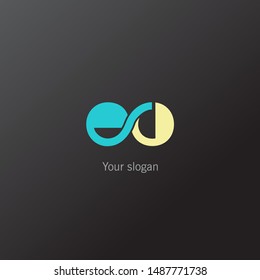 E & O double letter joint logo