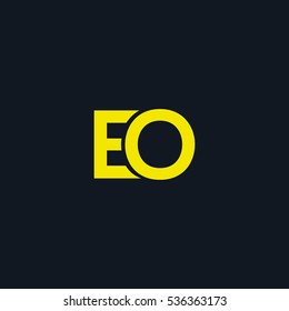 E & O  Letter logo design vector element
