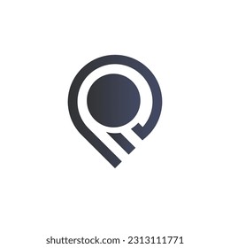 
E-Pin-Logo-Design, Vektorsymbol