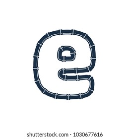 E Pipe Letter Logo Icon Design