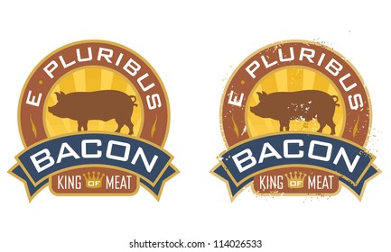 E Pluribus Bacon symbol.