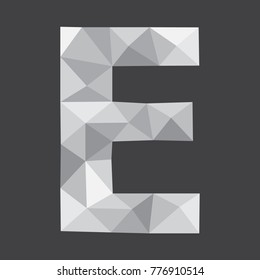 E polygonal alphabet design