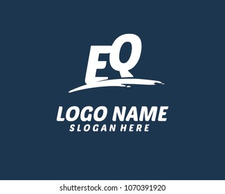 E Q Initial logo