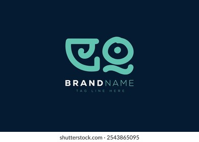 E and Q logo design. EQ abstract Letters Logo Monogram. This logo design is the process of creating a visual symbol that represents a brand, company, or individual.