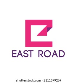 E and R alphabet logo design