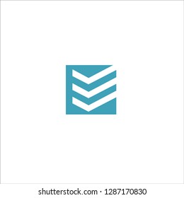 E Real estate logo and icon concept