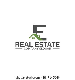 E Real Estate logo vector