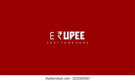 E Rupee - Logo Vector Artwork