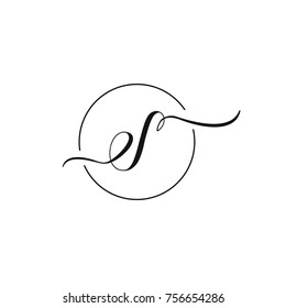 e and s letter vector logo template