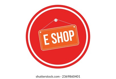 e shop Vector banner ribbon design.