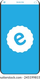 e smartphone y teléfono móvil Vector logo gratis