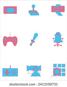 E SPORT GAMING VECTOR ICON .