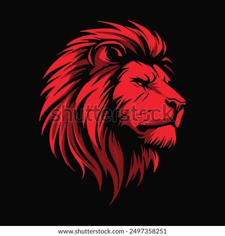 e sport lion logo vector