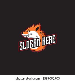 E Sport logo featuring a fox head
