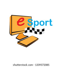 e sport logo vector
