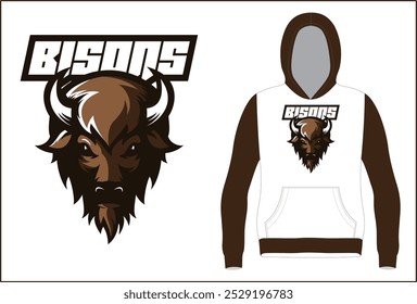 E Sports Logo with Hoodie mock up Illustration Vector