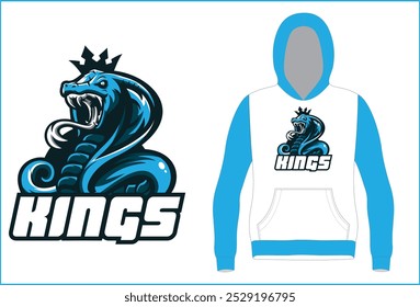 E Sports Logo with Hoodie mock up Illustration Vector