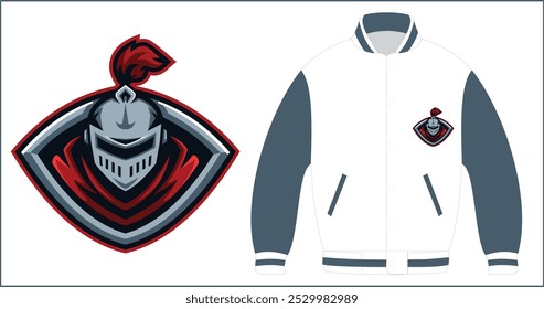 E Sports Logo with Jacket mock up Vectors 