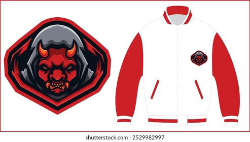 E Sports Logo with Jacket mock up Vectors 