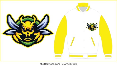 E Sports Logo with Jacket mock up Vectors 