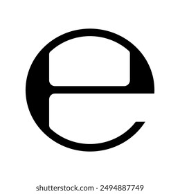 e symbol - International Certified sign vector illustration, packing sign products label symbols isolated, certification mark vector, e sign , e icon vector.