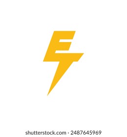 E and T letter Logo design
