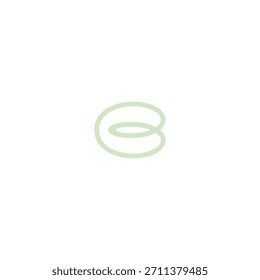 E tecnologia ilusão logotipo ícone design