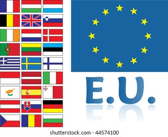 E. U. members state flags