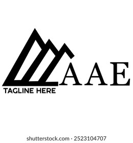 A A E Unique Modern Letter Logo, Letter Logo all Designee