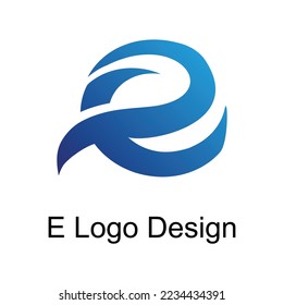 E Vector Logo Graphic Design