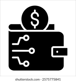 E Wallet Icon Element For Design