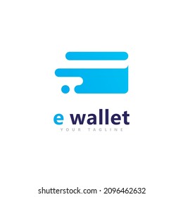 E Wallet Logo Design Vector Design Template