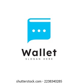 E wallet logo design vector design template