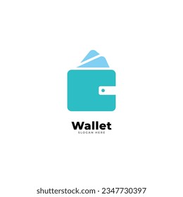 E wallet logo design vector design template