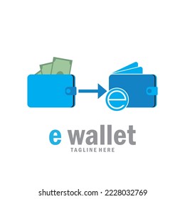 e wallet modern pay icon vector illustration template design