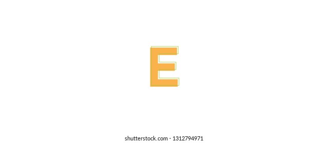e word concept. "e" . Use for cover, banner, blog. 