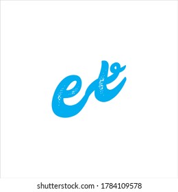 E X letter logo template design